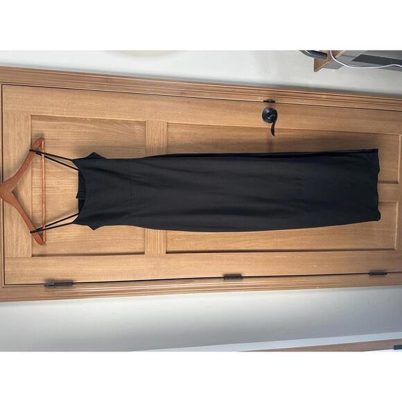 NWT Lovers + Friends Karma Maxi Dress in Black Open Back Women’s size Medium - Picture 2 of 15